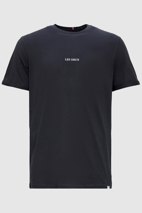 T-SHIRT LES DEUX - 460201-DARK NAVY/WHITE